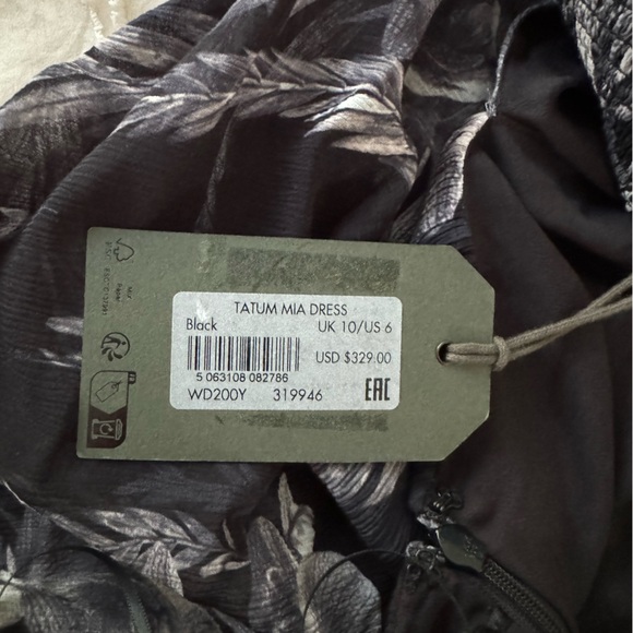 NWT ALLSAINTS Tatum Mia Dress US6 - Picture 8 of 9